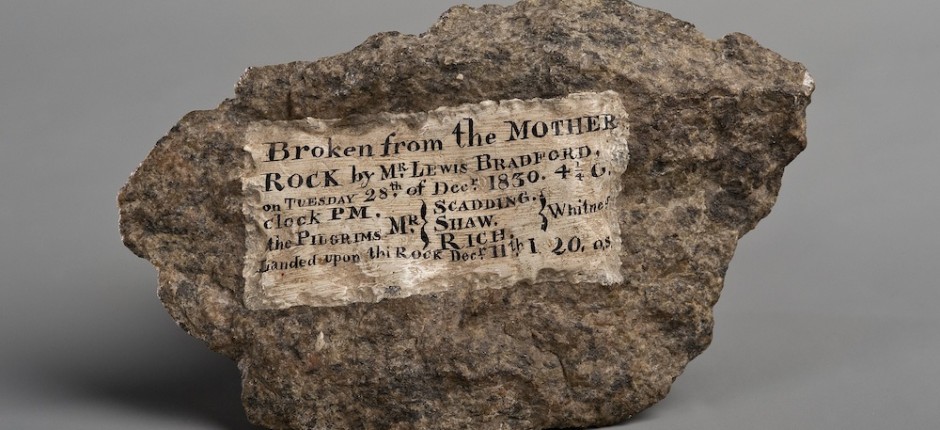 A piece of Plymouth Rock.