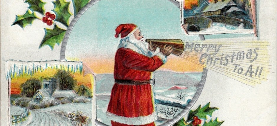 Daniel Gifford, Christmas, postcard