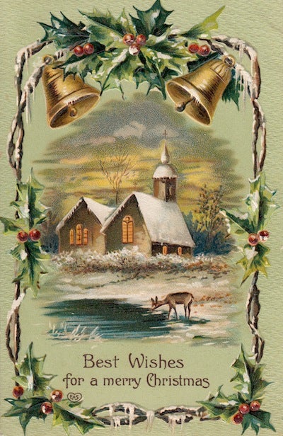 Daniel Gifford, Christmas, postcard