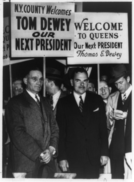 Dewey campaigns in 1948.